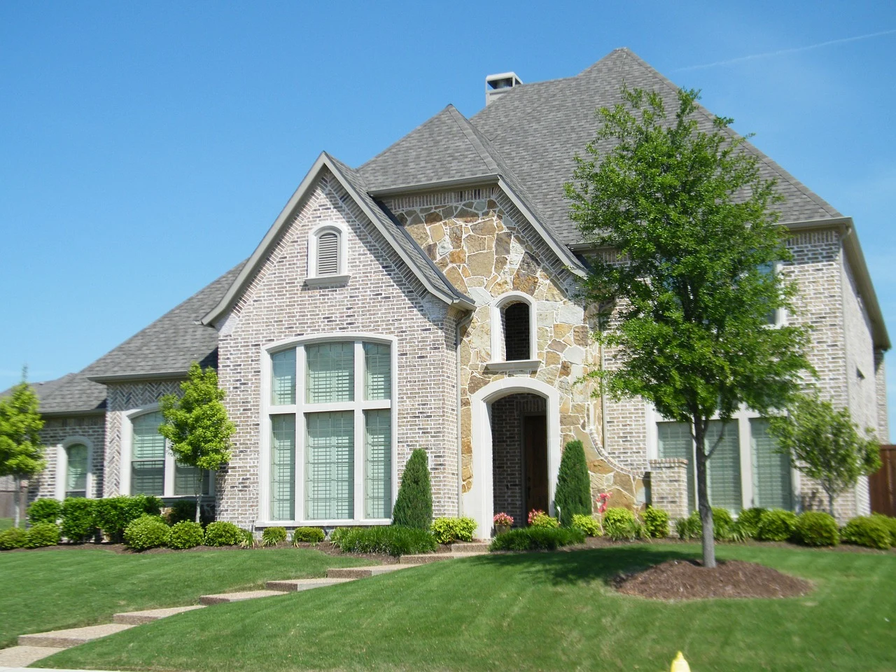 Exterior of a residential home